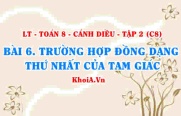 Trường hợp đồng dạng thứ nhất của tam giác:...